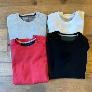 4 Banana Republic Mens Medium Waffle Long Sleeve Shirts